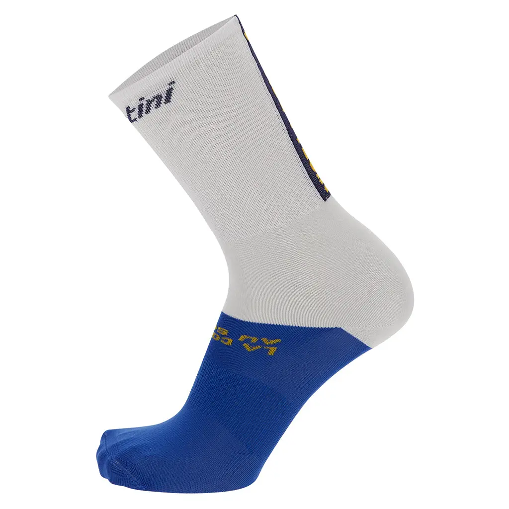 Santini Tdf Paris Nice Socks - White 1