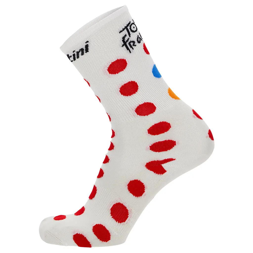 Santini Tdf Kom Socks - Polka Dots 1