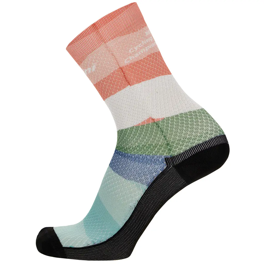 Santini Uci World Championships Cloudscape Socks - Print 1