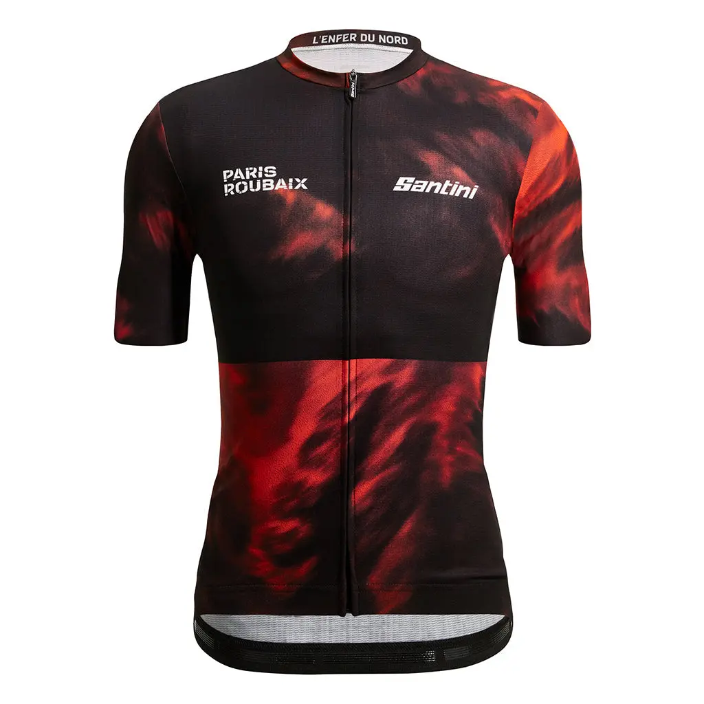 Santini Tdf Paris Roubaix Enfer Du Nord Jersey - Print 1