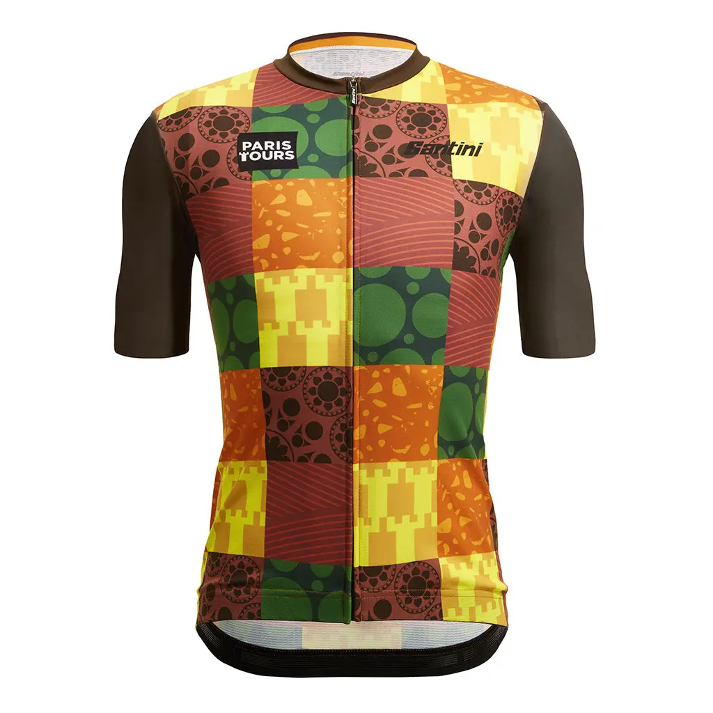 Santini Tdf Paris Tours Jersey - Print 1