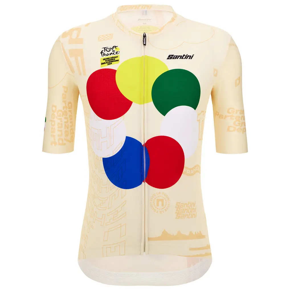 Santini Tour De France Grand Depart Florence Jersey - Print 1