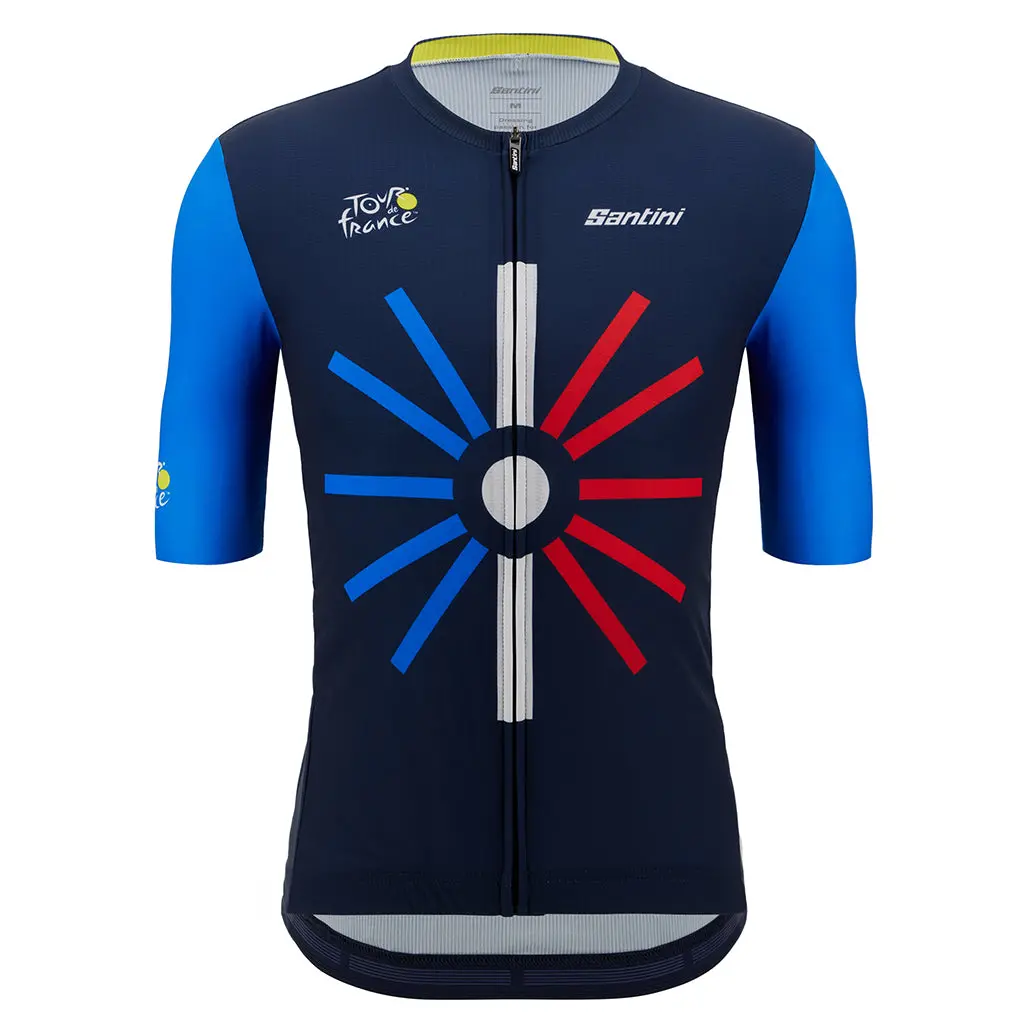 Santini Tour De France Trionfo Jersey 2023 - Print 1