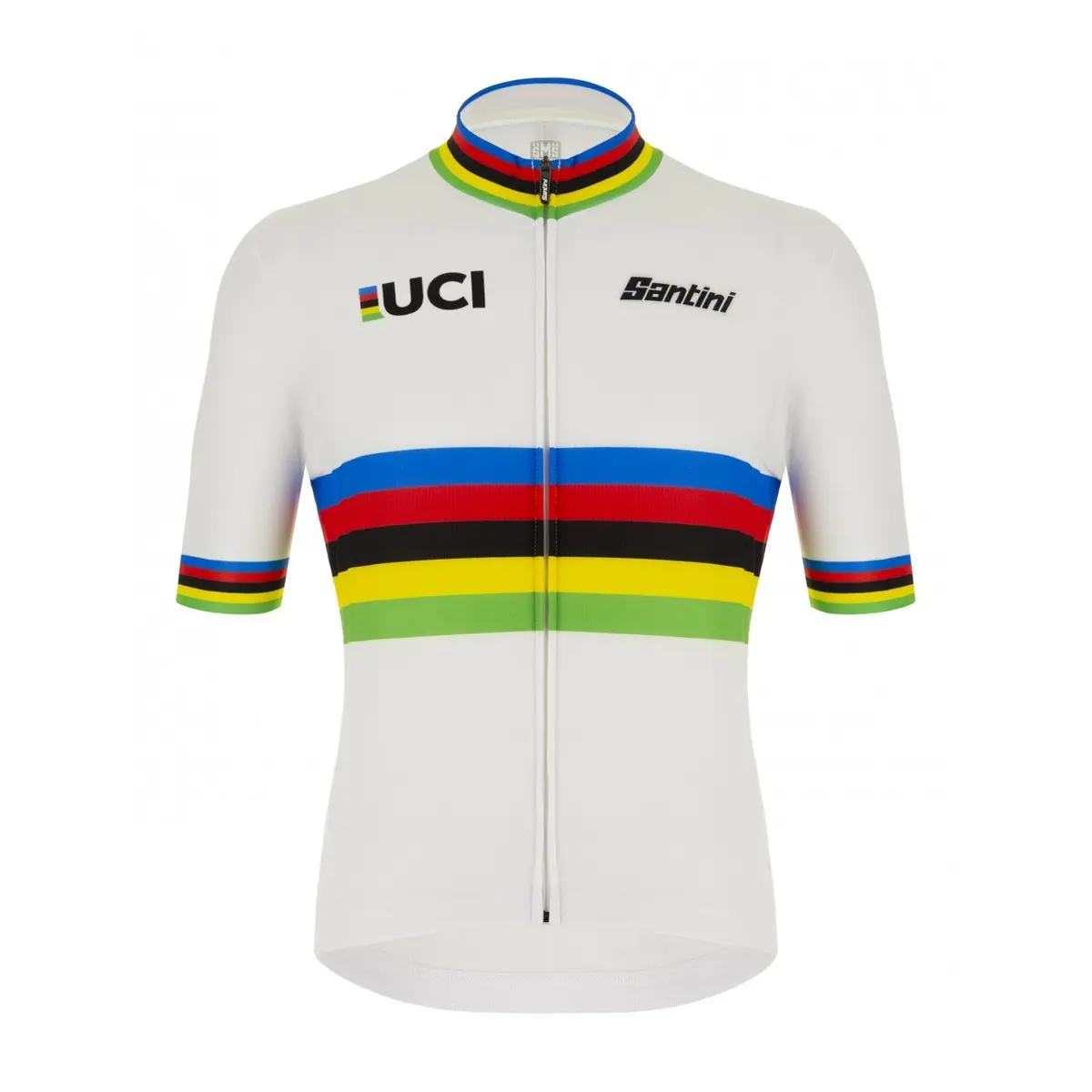 Santini Uci World Champion Cycling Jersey (White) 1