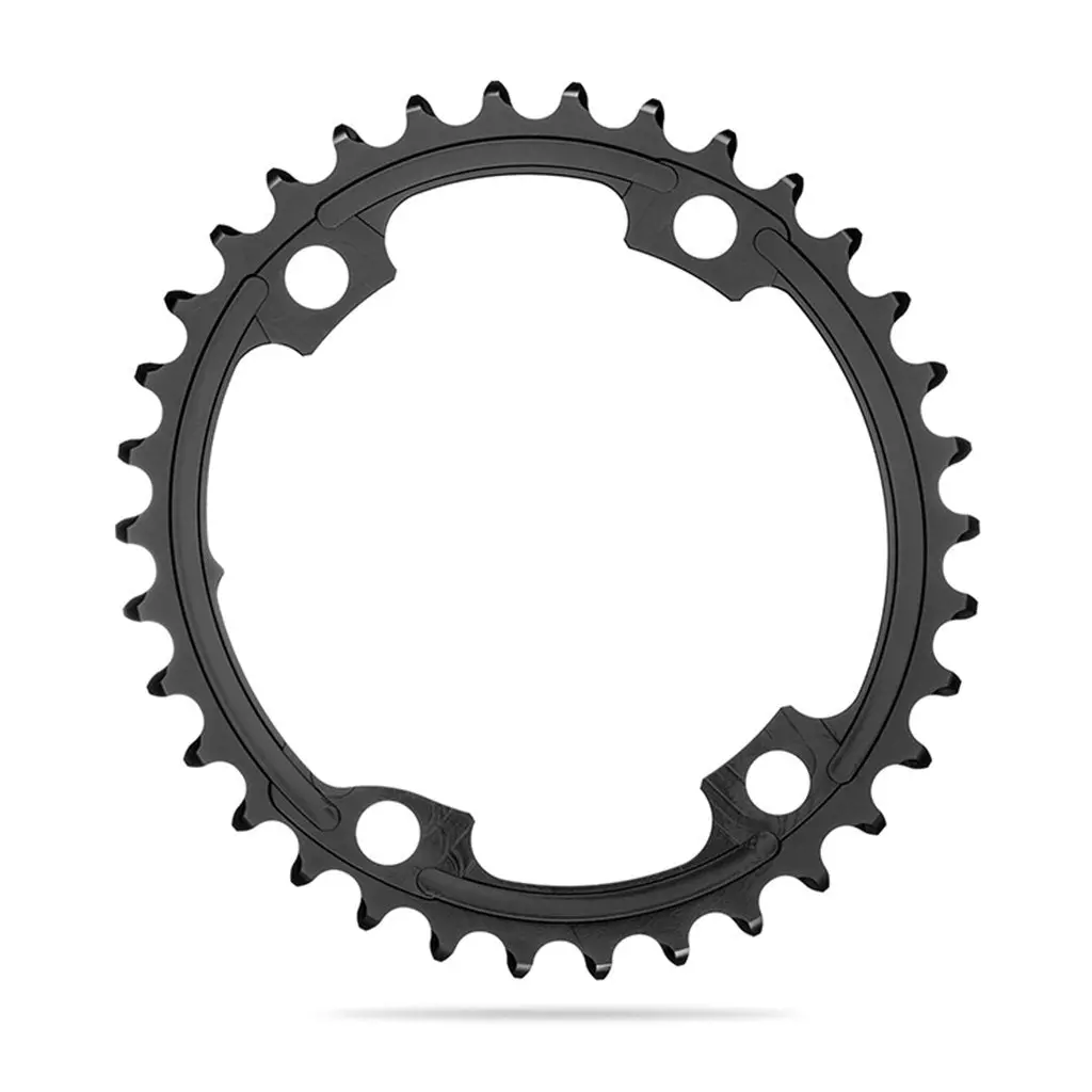 Absolute Black Oval Road Cr 2X 110/4 Shimano 9100-52T Gr 1