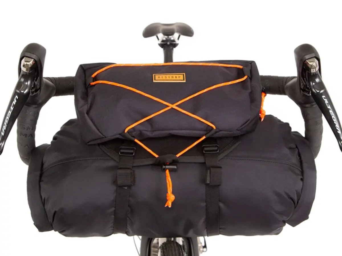 Restrap Handlebar Bag - Black/Orange 1