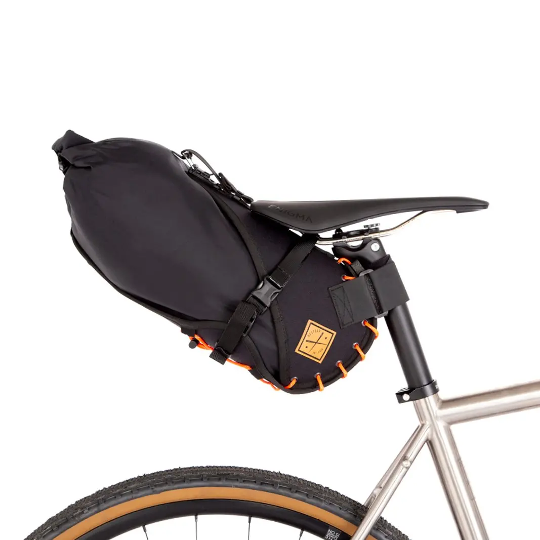 Restrap Saddle Bag - Black/Orange 1