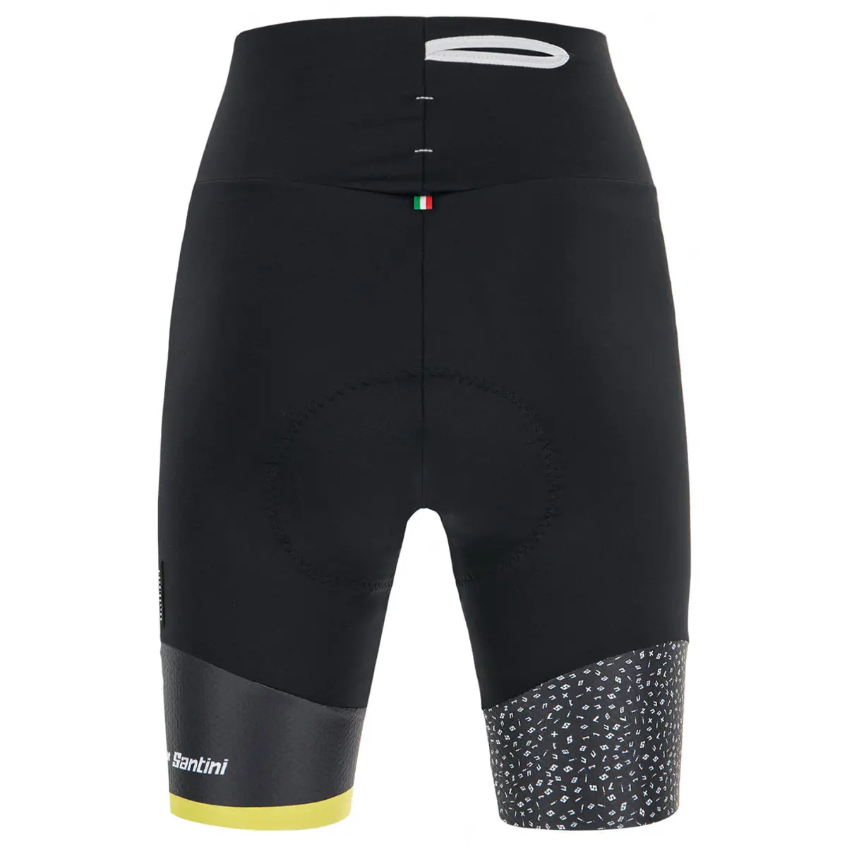 Santini Giada Women's Hip Shorts (Black/White) 1