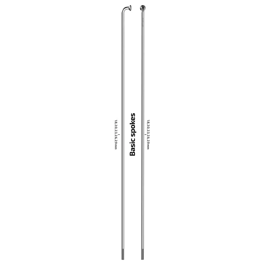 Sapim Leader Spoke J-Bend 14G Pre-Cut, Silver 1
