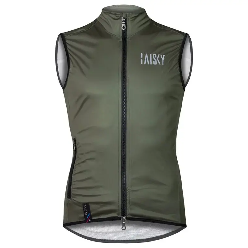 Baisky Mens Double Zipper Wind Vest 1