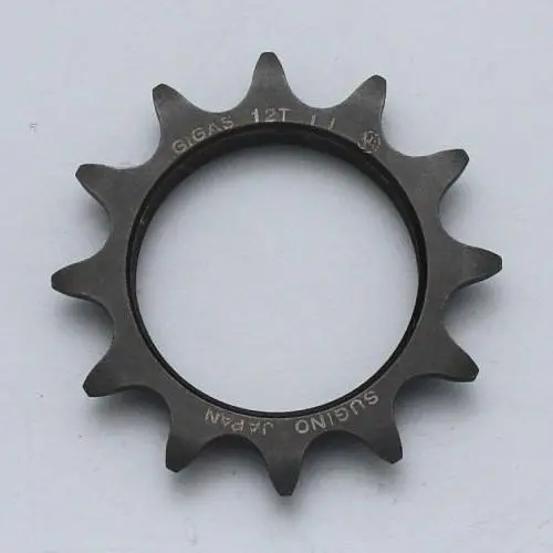 Sugino Track Cogs Gigas Cromo Steel Black 12-T 1