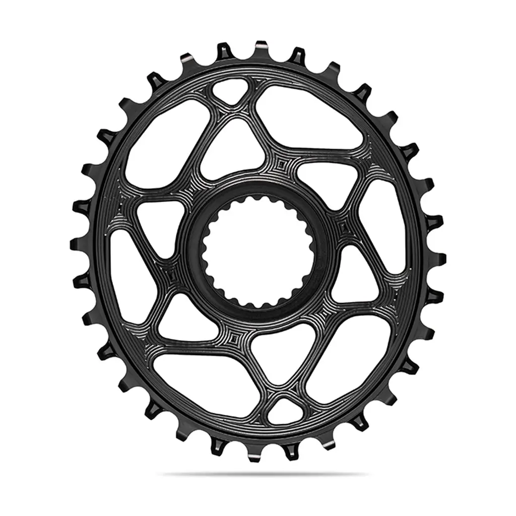 Absolute Black Oval Mtb Chainring - 1X Shimano Direct Mount - Hg+ 12 Speed 1
