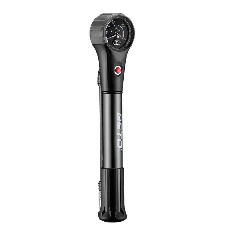 Beto Sp-006Ag 2-Stage Alloy 2-In-1 Mini/Shock Pump W/Gauge 1