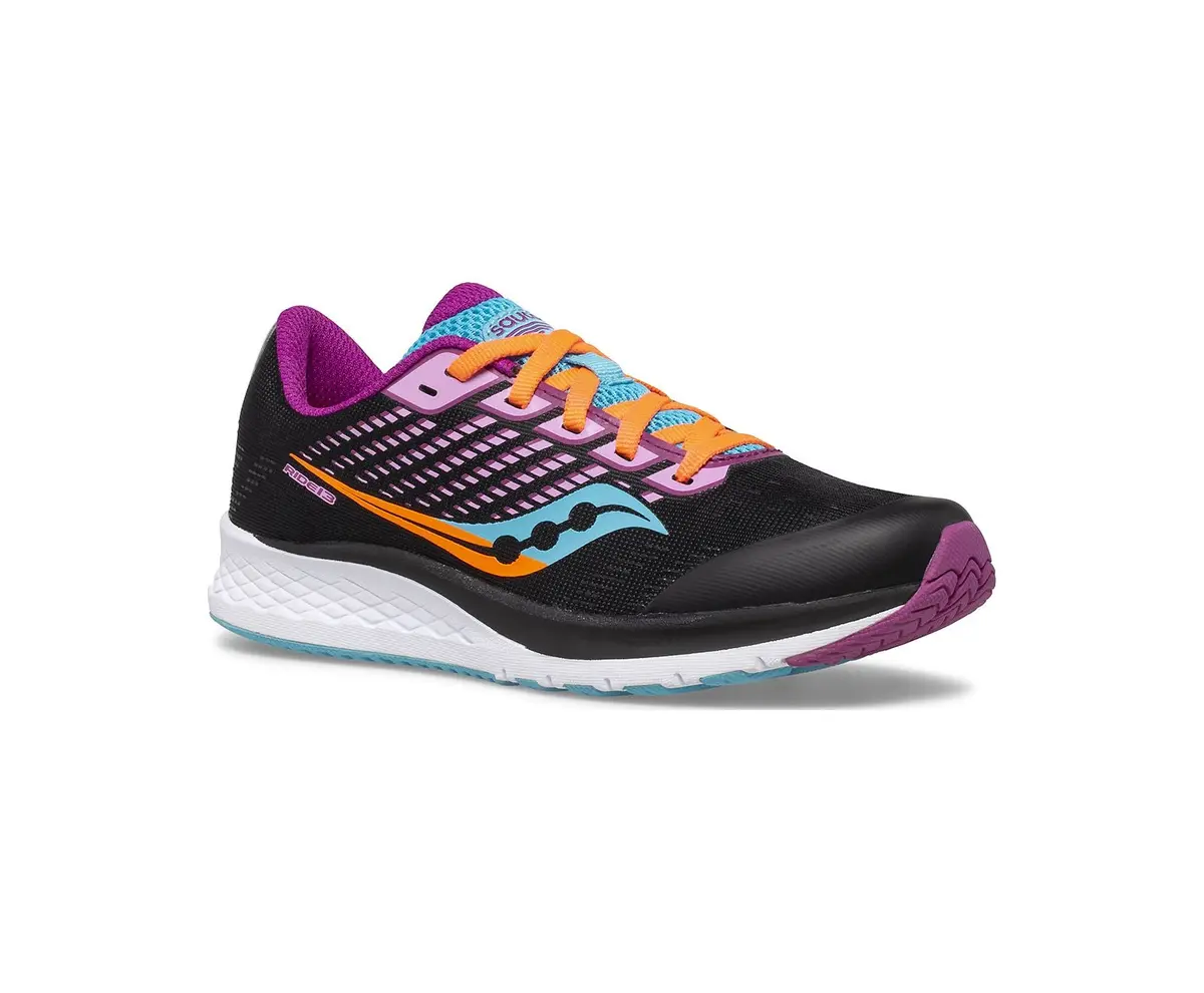 Saucony Girls Ride 13 Kids Running Shoe 1
