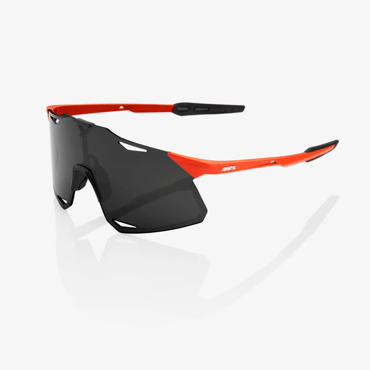 100% Hypercraft Sport Sunglasses - (Matte Oxyfire Frame/Smoke Lens) 1