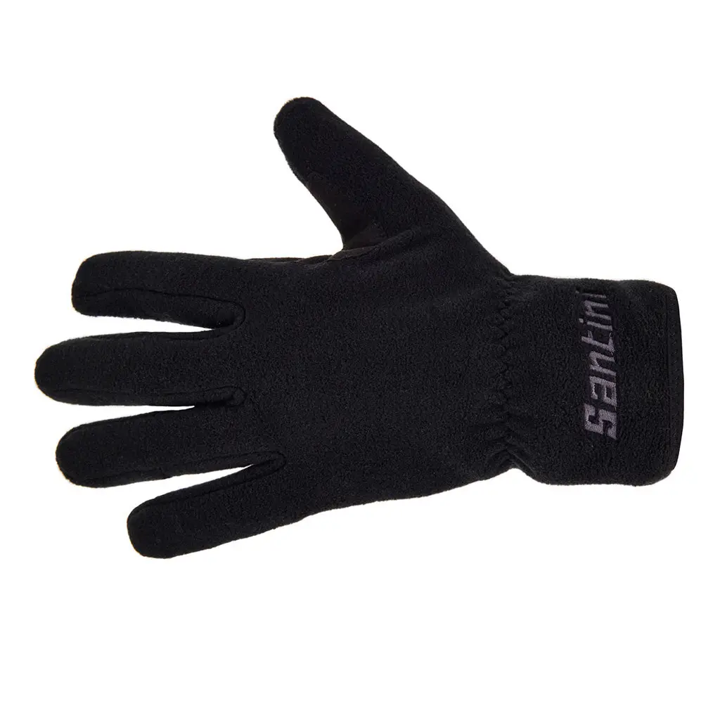 Santini Pile Full Gloves - Black 1