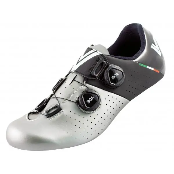 Vittoria Road Cycling Shoes Carbon Sole Stelvio Black/Grey 1
