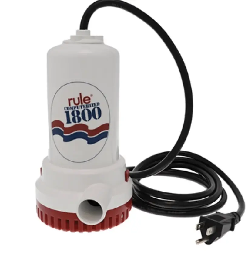 Rule 1800Gph Sump/Utility Pump W/24' 110Vac Cord A53s-24 1