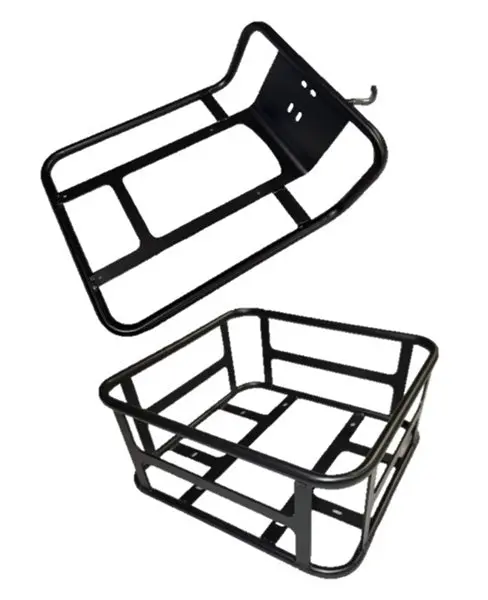 Goexpress V2 And Gocruiser V2 Front Rack & Basket 1
