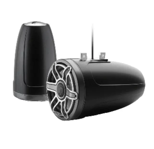 Jl Audio M6 Series 8.8" Enclosed Tower Coaxial System W/Titanium Sport Grille - M6-880Etxv3-Sb-S-Gmti 010-03284-00 1