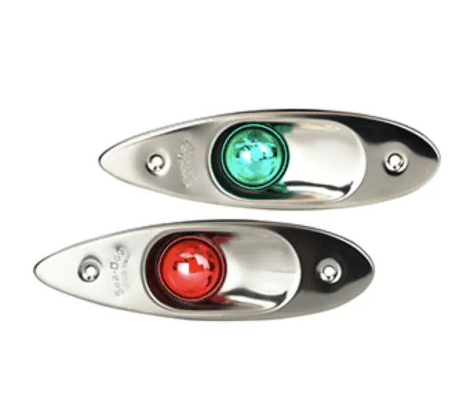 Sea-Dog Stainless Steel Flush Mount Led Side Lights 400080-1 1