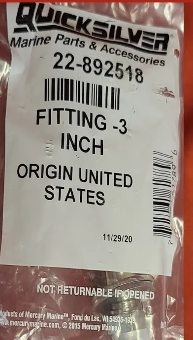 Fitting 3 Inch 892518 1