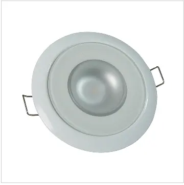 Lumitec Mirage - Flush Mount Down Light - Glass Finish/White Bezel - White Non-Dimming 113123 1