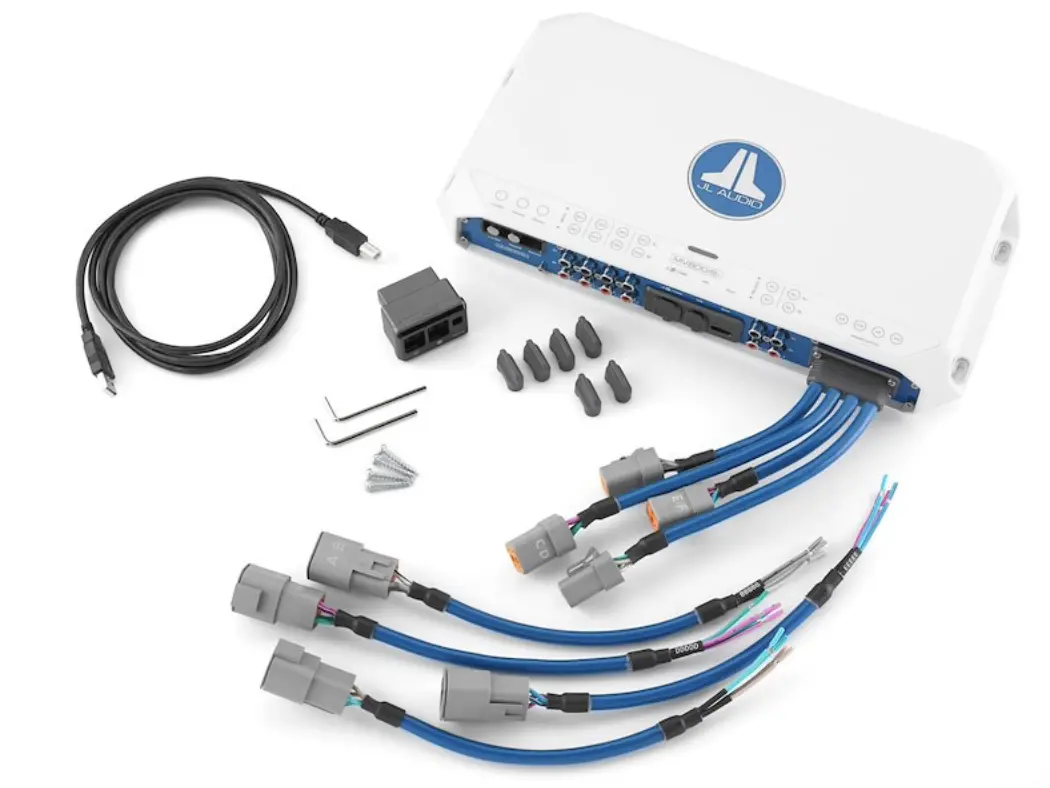 Jl Audio Mvi Series 800W 8 Channel Amplifier W/Integrated Dsp - Mv800/8I 010-03339-00 1