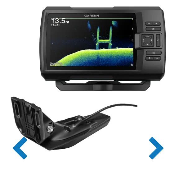 Garmin Striker™ Vivid 7Cv Ww Fishfinder W/Gt20-Tm *Remanufactured 010-N2552-01 1