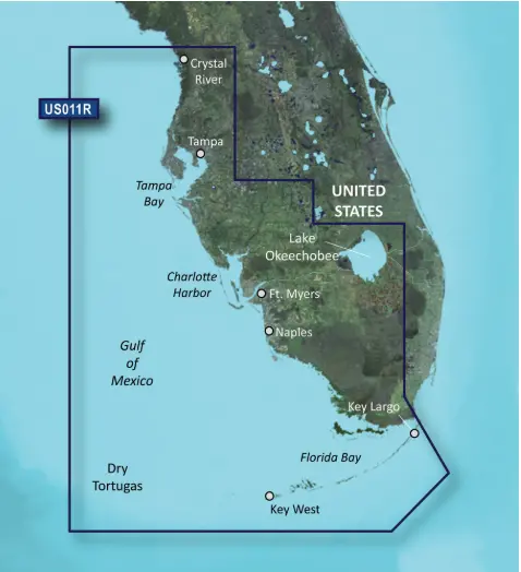 Garmin Bluechart® G3 Vision® Hd - Vus011r - Southwest Florida - Microsd™/Sd™ 010-C0712-00 1
