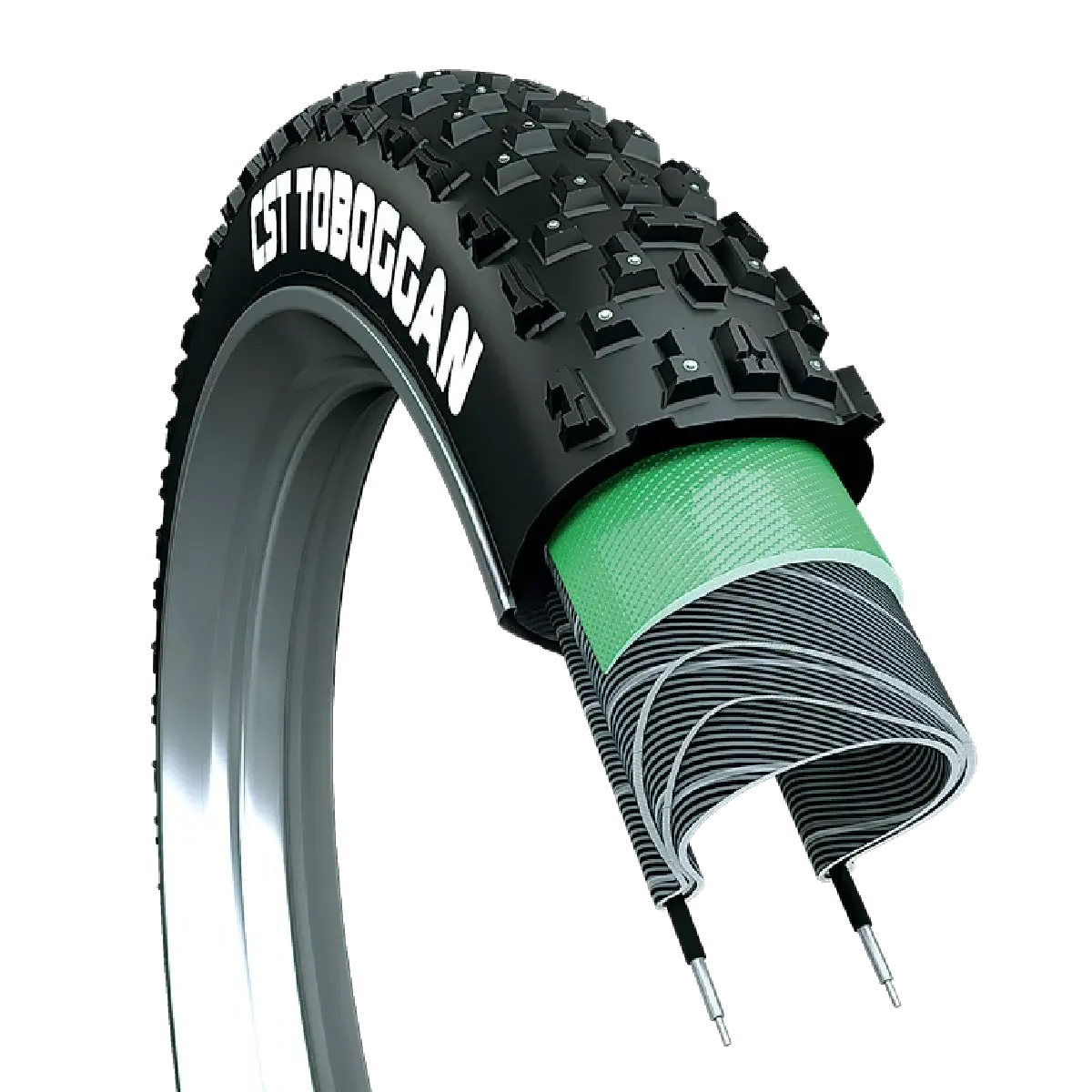 26X4 Cst Toboggan Studded Tire 1