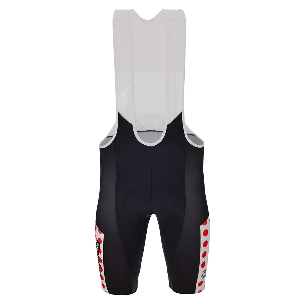 Santini Tdf Kom Bibshorts - Black/Polka 1