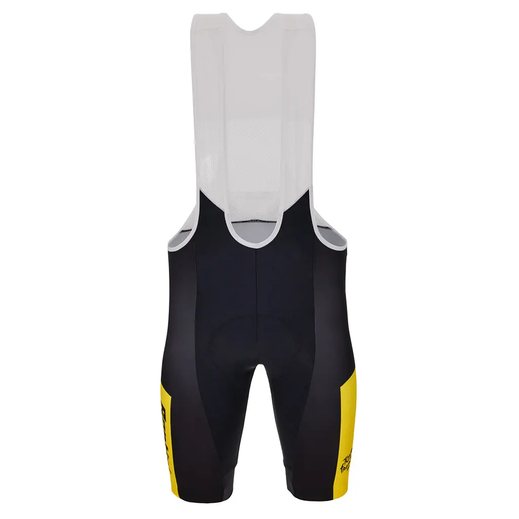 Santini Tdf Leader Bibshorts - Black/Yellow 1