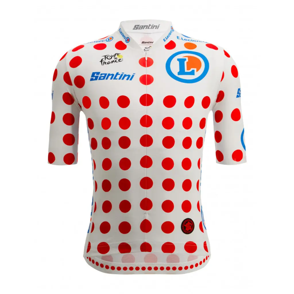 Santini Tour De France Best Climber Leader Jersey - Polka 1