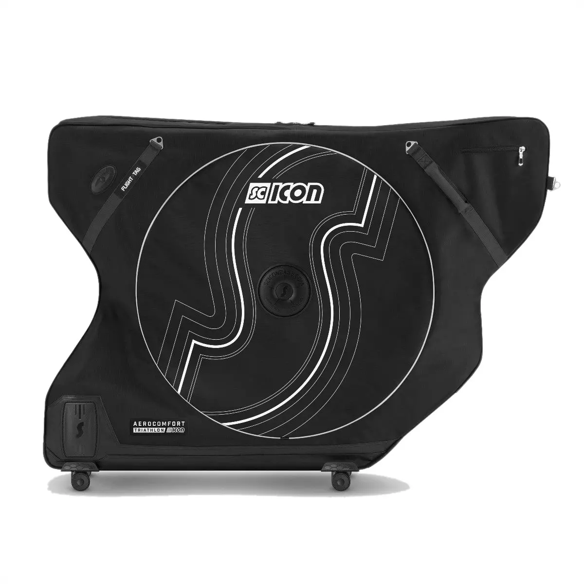 Scicon Bike Travel Bag For Triathlon Aerocomfort 3.0 Tsa - Black 1
