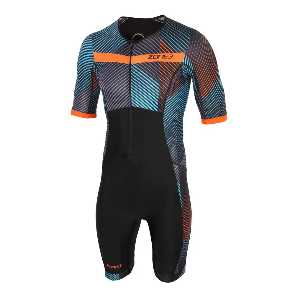 Zone3 Momentum Short Sleeve Full Print Mens Trisuit 1