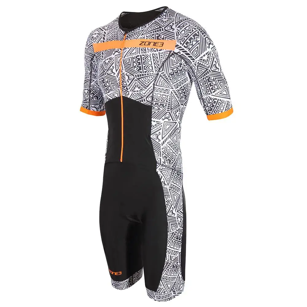 Zone3 Kona Speed Short Sleeve Full Zip Mens Trisuit 1