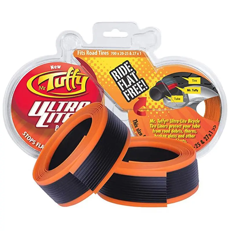 Mr Tuffy Ultra Lite Orange Twin Pack - 700X20-25 1