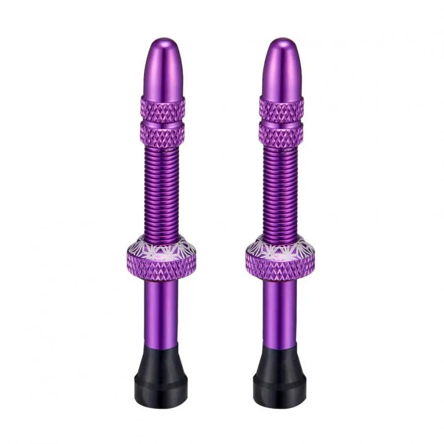 Supacaz Star Valvez Tubeless Valves - Purple 65Mm 1