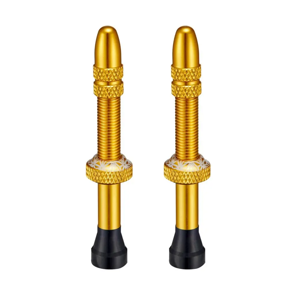 Supacaz Star Valvez Tubeless Valves - Gold 65Mm 1