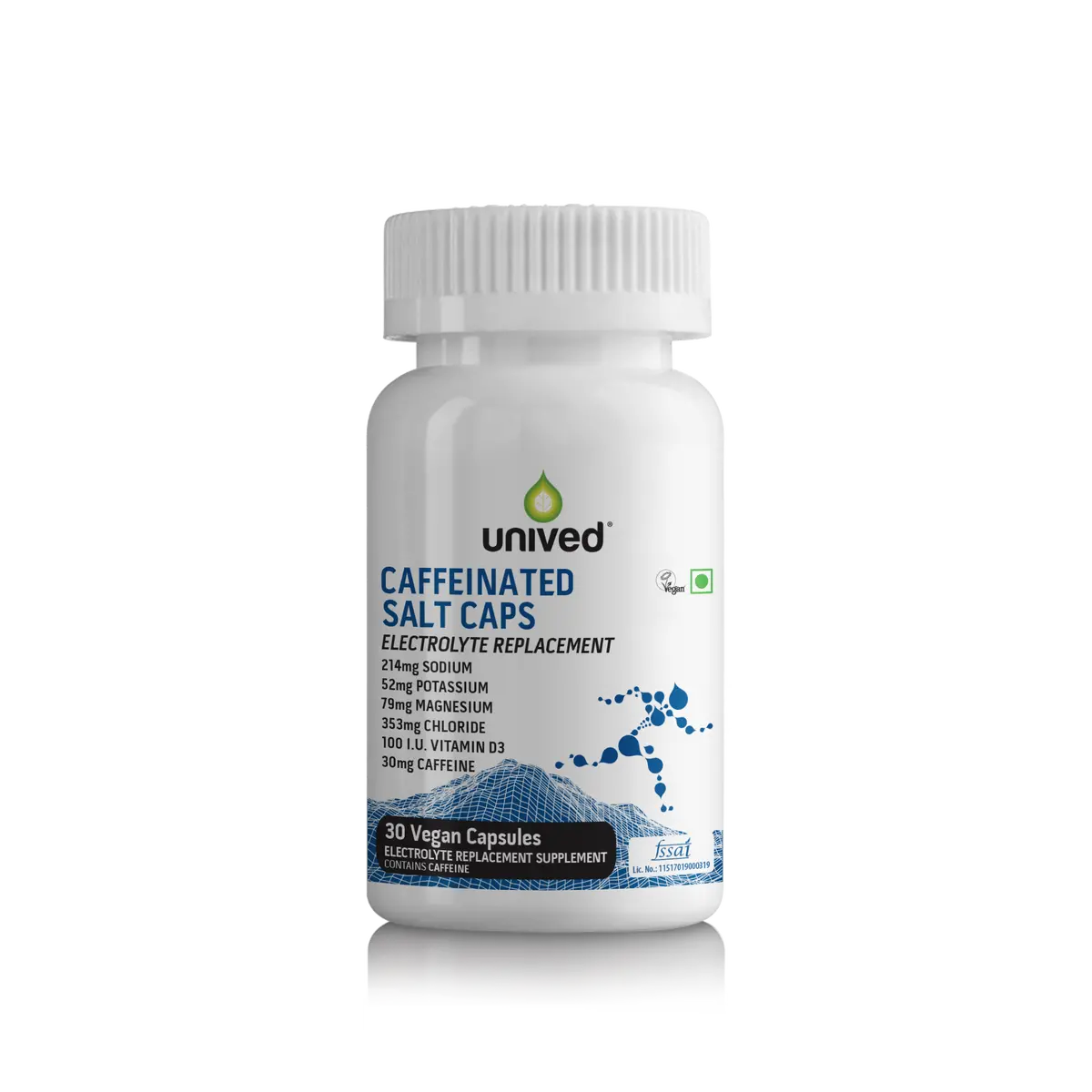 Unived Caffeinated Salt Caps - 30 Capsules 1