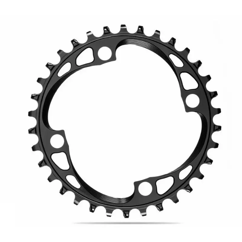 Absolute Black Round Mtb Cr 1X Shimano 104 Bcd - Black 1