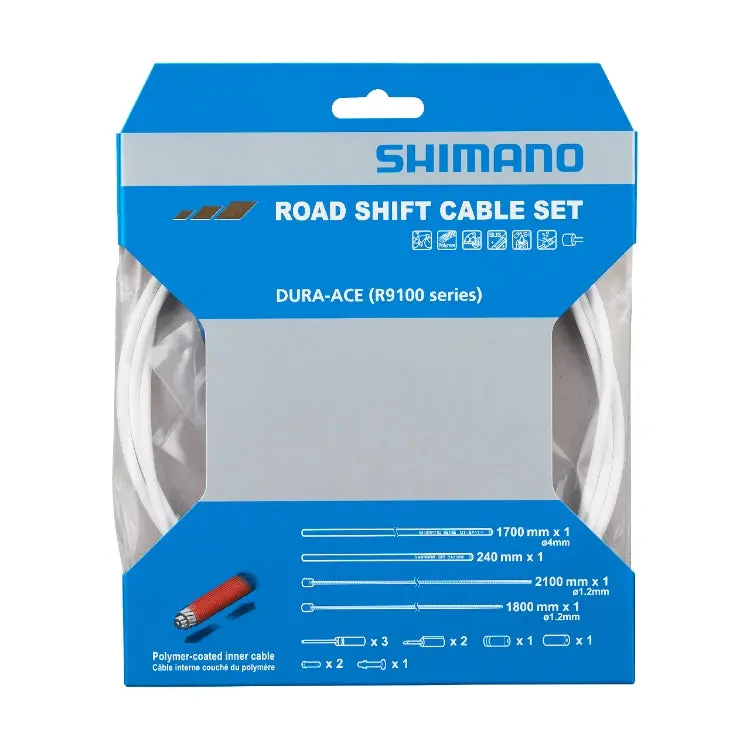 Shimano Dura-Ace Sp41 Polymer-Coated Derailleur Cable Set - R9100 1