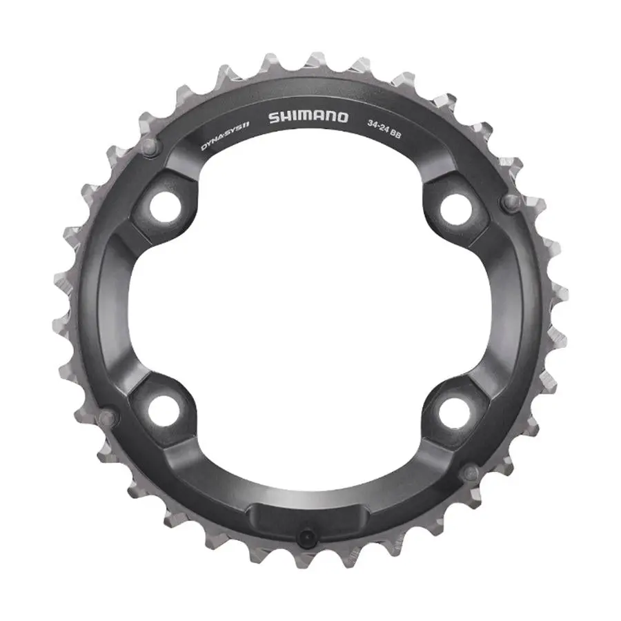 Shimano Xt M8000 Outer Chainring 96Mm, 34T, Bcd - Grey 1