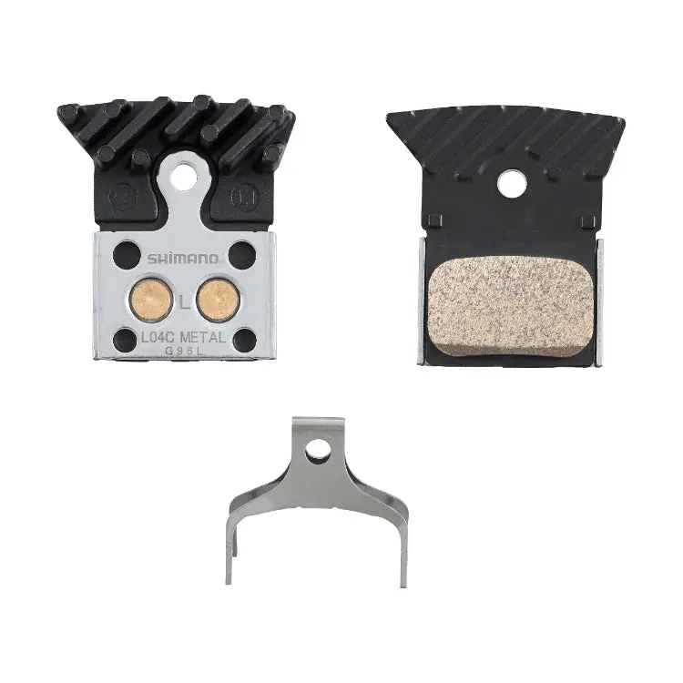 Shimano L04c 2-Piston/Metal W/ Cooling Fin Brake Pads 1