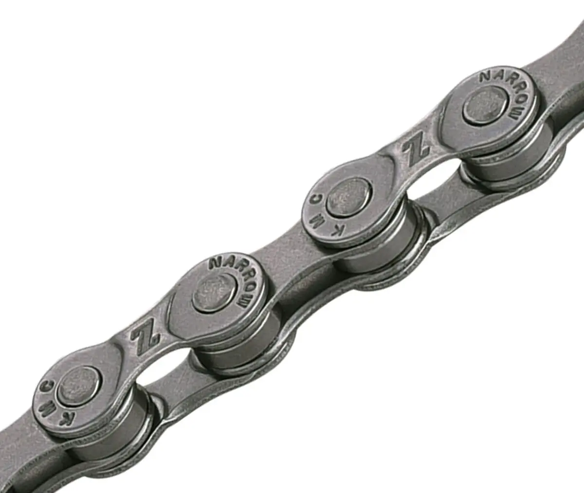 Kmc Z8.3 1/2 X 3/32 Inch 116 Links Bicycle Chain - Grey/Grey 1