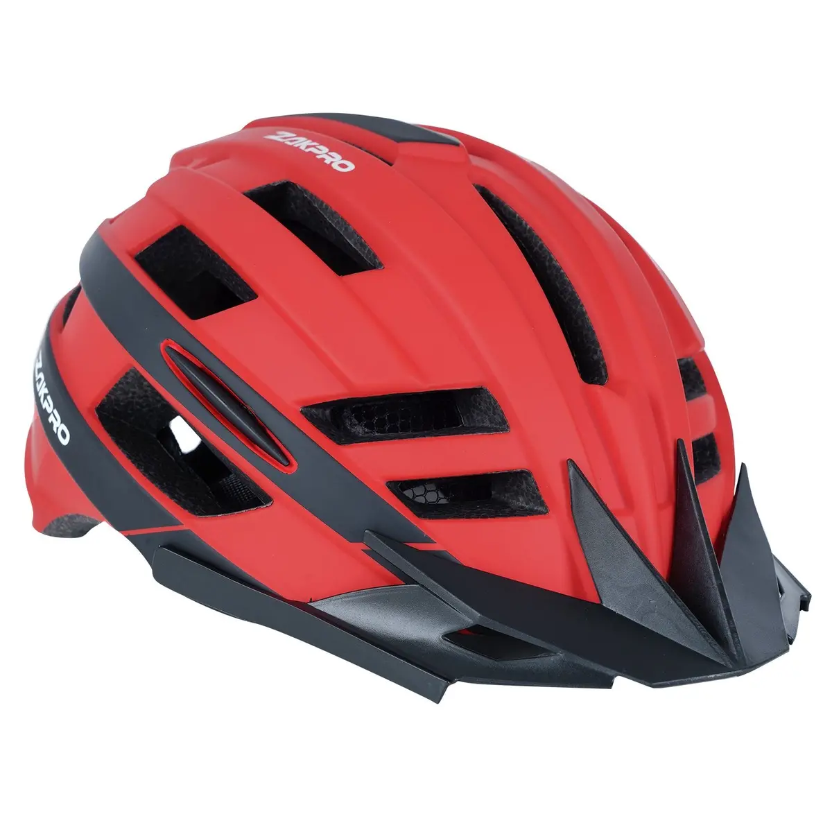 Zakpro Mtb Inmold Cycling Helmet With Rear Led Flicker Lights - Uphill Series 1