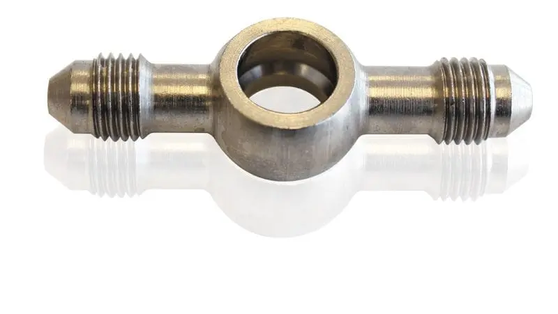 Stainless Steel Banjo Fitting With Dual An Ports For Hydraulic Systems 1