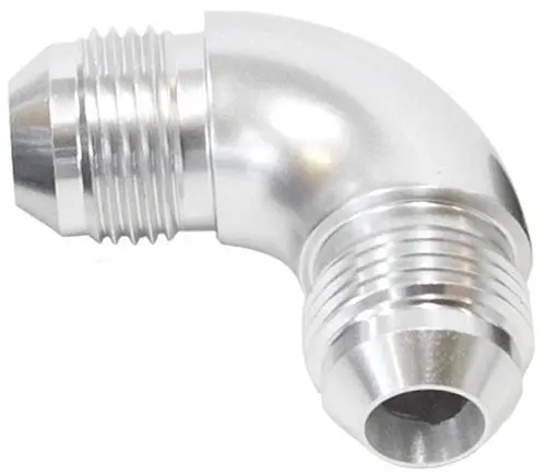 Af521-04S 90° Full-Flow An Fitting – -4An Straight Union, Stainless Steel 1