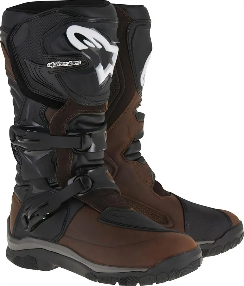 Alpinestars Corozal Adventure Boots – Drystar® Lined, Oiled Leather Mx Footwear (Model 2047717-82-12) 1
